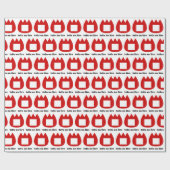 📛火の中の豆腐 ラッピングペーパー (フラット)