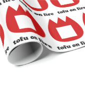 📛火の中の豆腐 ラッピングペーパー (ロールコーナー)