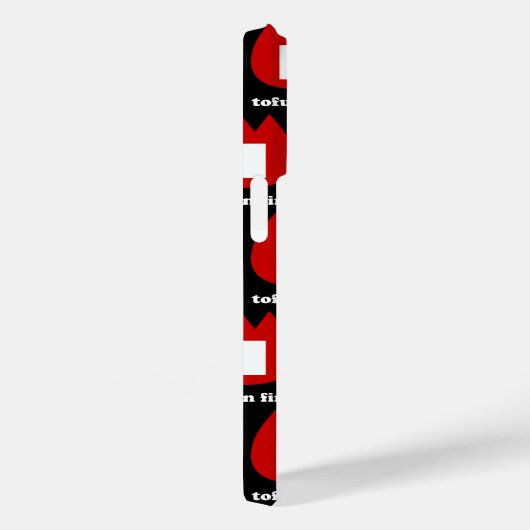 📛火の中の豆腐 Case-Mate iPhoneケース (裏面 / 右)