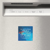 "火の中を歩く"イザヤ43:2聖書の聖句マグネット マグネット (インサイチュ (食洗機))