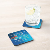 "火の中を歩く"イザヤ43:2聖書の聖句 コースター (右側)