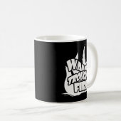 火の中を歩く コーヒーマグカップ (正面右)