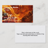 火の中 名刺 (正面/裏面)