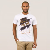 火の人-独占的なデザイン Tシャツ (正面フル)