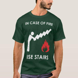 火の使用階段の場合には Tシャツ