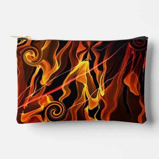 火の光 アクセサリーポーチ (正面)