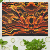 火の光 キッチンタオル (折り畳み)