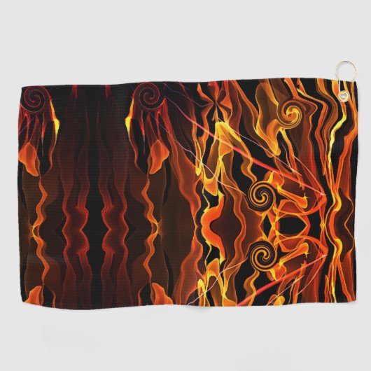 火の光 ゴルフタオル (横)