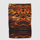 火の光 ゴルフタオル (正面)