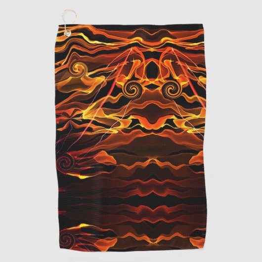 火の光 ゴルフタオル (正面)