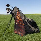 火の光 ゴルフタオル (グリーン)