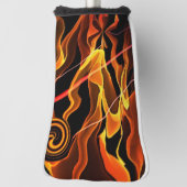 火の光 ゴルフヘッドカバー (回転90)