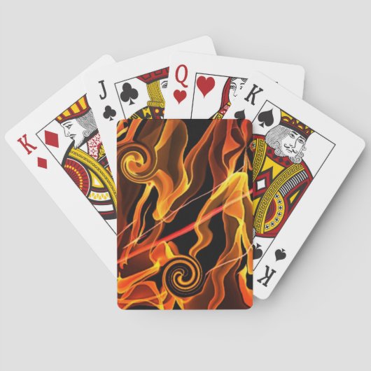 火の光 トランプ (裏面)