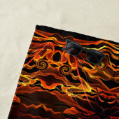 火の光 ビーチタオル (インサイチュ)