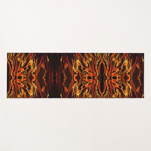 火の光 ヨガマット (正面(横))