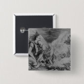 火の写真! 缶バッジ (正面&裏面)