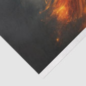 火の切り離し上のファイアバードのフェニックス 薄葉紙 (詳細)