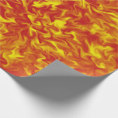 火の包装紙のリボン ラッピングペーパー (角)