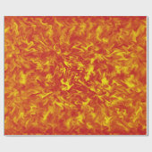 火の包装紙のリボン ラッピングペーパー (フラット)