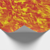 火の包装紙のリボン ラッピングペーパー (角)