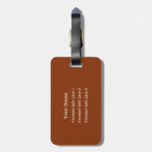 火の南西荷物の火の波5の谷 ラゲッジタグ (裏面縦)