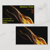 火の名刺 名刺 (正面/裏面)