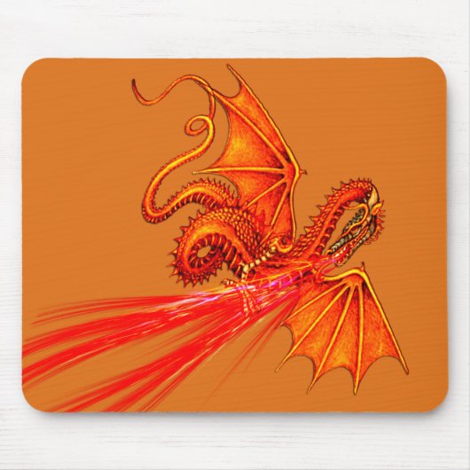 火の呼吸のドラゴンのmousepad マウスパッド (正面)