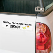 火の呼吸の鶏のバンパーステッカー バンパーステッカー (トラック上)