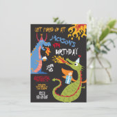 火の呼吸ドラゴンズ誕生日パーティー 招待状 (スタンド正面)