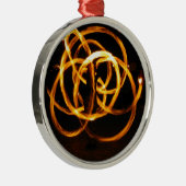 火の回転-ケルト結び目模様 メタルオーナメント (右)