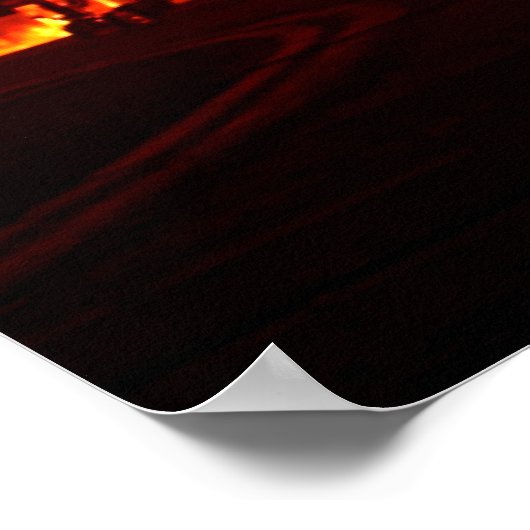 「火の壁」 ポスター (角)