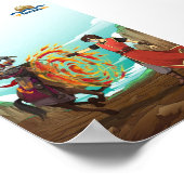 火の壁 – TAOFEWAマンガ/アニメポスター ポスター (角)