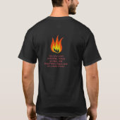 火の変種 Tシャツ (裏面)