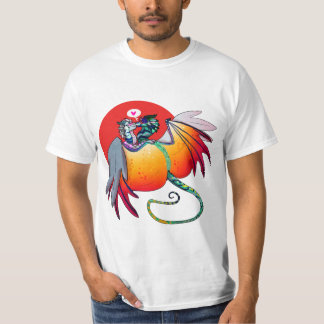 火の夫婦の愛の翼 Tシャツ