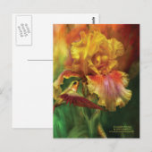 火の女神アートポストカード ポストカード (正面/裏面)