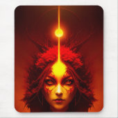 火の女神ファンタジーアート マウスパッド (正面)