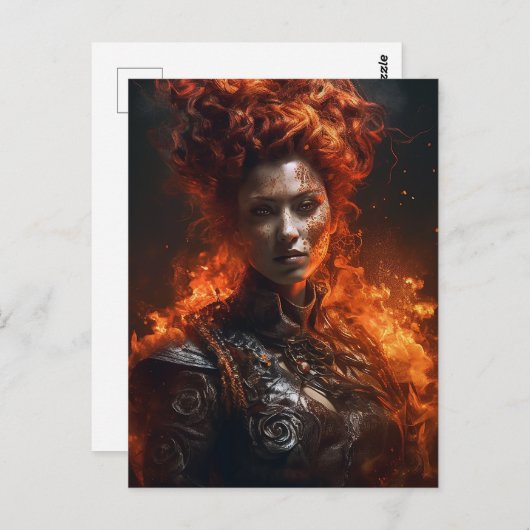 火の女神 ポストカード (正面/裏面)