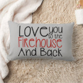 火の家に行って戻る ランバークッション (ブランケット)