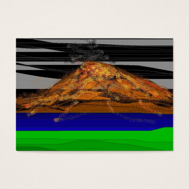 火の山 (正面)