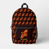 火の嵐 プリントバックパック (正面)