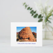 火の州立公園、ネバダの谷 ポストカード (スタンド正面)