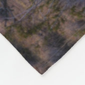 火の州立公園|ネバダ、米国の谷の日没 フリースブランケット (角)