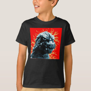 「火の巨大なトカゲ Tシャツ
