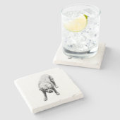 火の強さ ストーンコースター (横)