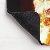 火の悪魔の角はマウスパッドをカスタマイズ マウスパッド (コーナー)