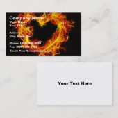 火の愛 名刺 (正面/裏面)