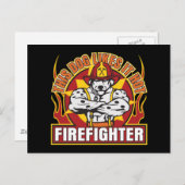 火の手が熱いのが好き ポストカード (正面/裏面)