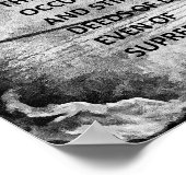 火の手になる ポスター (角)