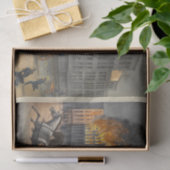 火の手のヴィンテージ 薄葉紙 (ギフト)