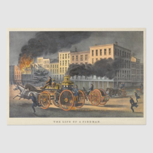 火の手のヴィンテージ 薄葉紙 (正面)